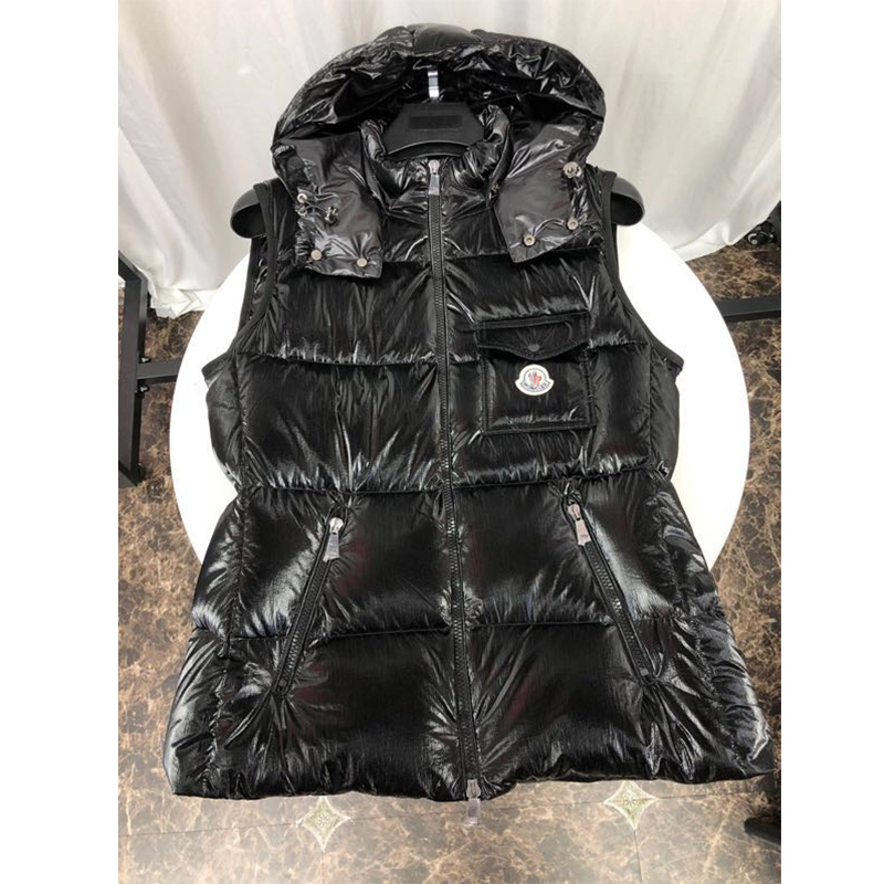 Moncler Diotis Vest In Black - DopestKickz