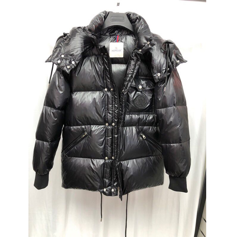 Moncler  Lamentin Short Down Jacket In Black - DopestKickz