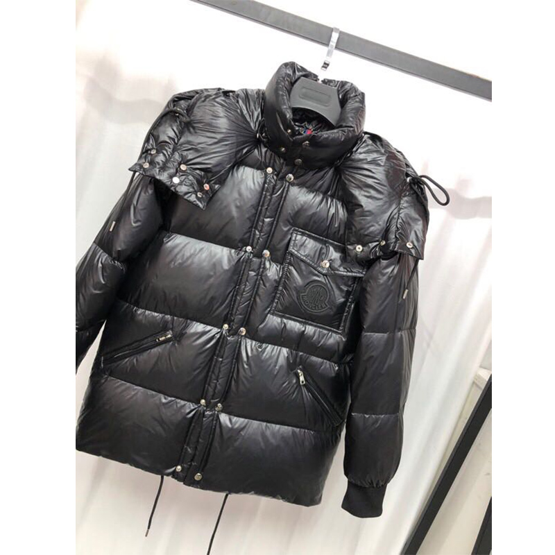 Moncler  Lamentin Short Down Jacket In Black - DopestKickz