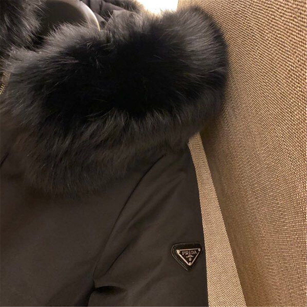 Prada Detachable Long Down Jacket(Black) - DopestKickz