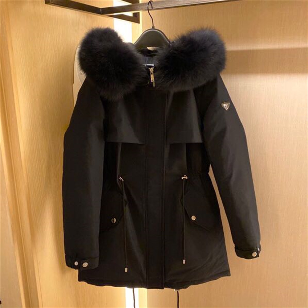 Prada Detachable Long Down Jacket(Black) - DopestKickz