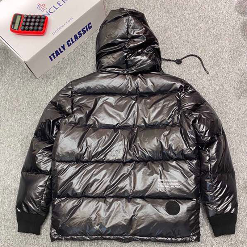 Moncler Anthemyx Short Down Jacket In Black - DopestKickz