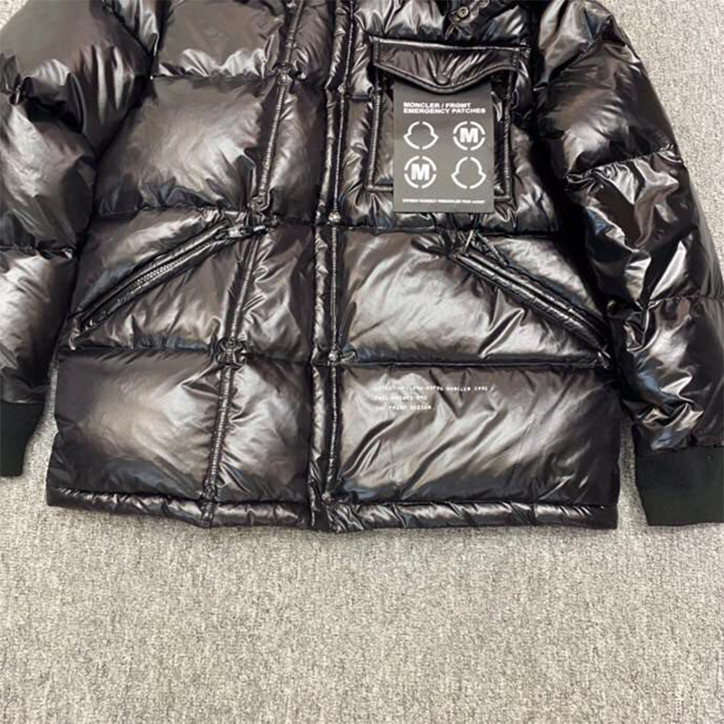 Moncler Anthemyx Short Down Jacket In Black - DopestKickz