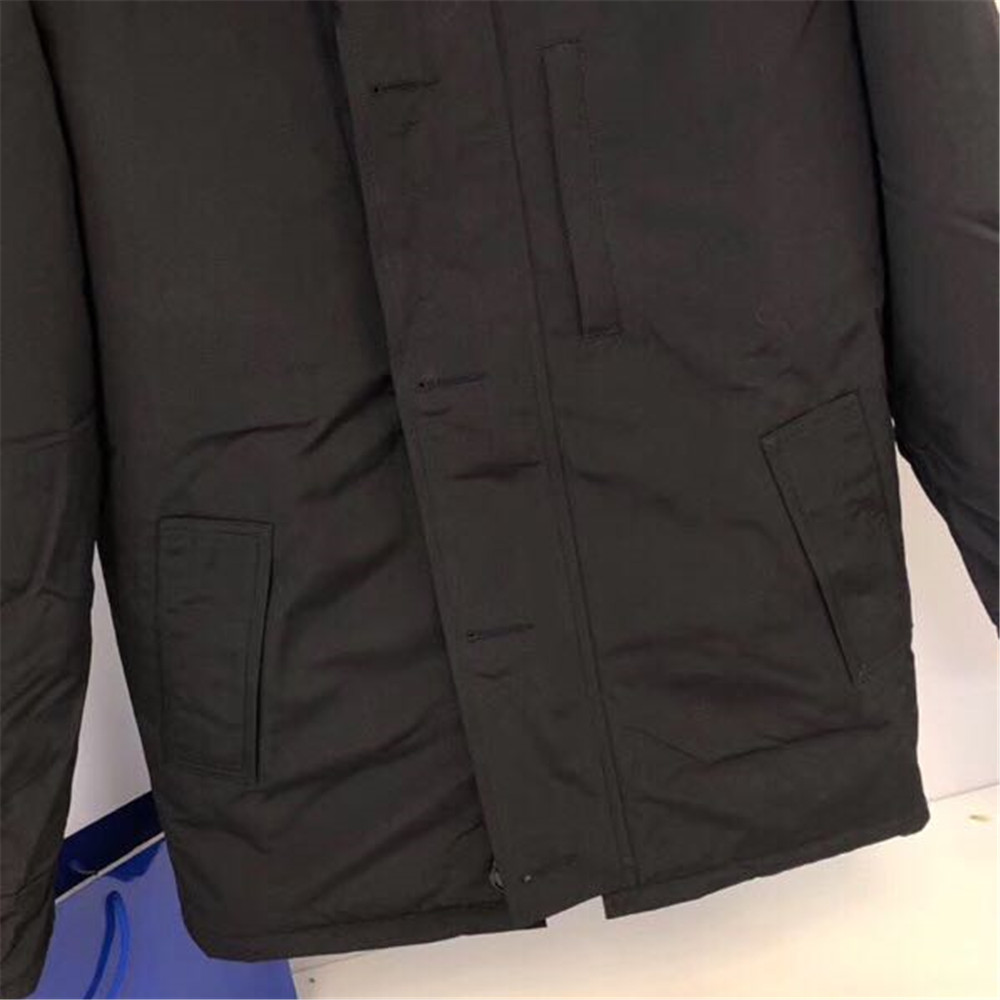 Canada Goose Men Padded Long Down Jacket In Black(06） - DopestKickz