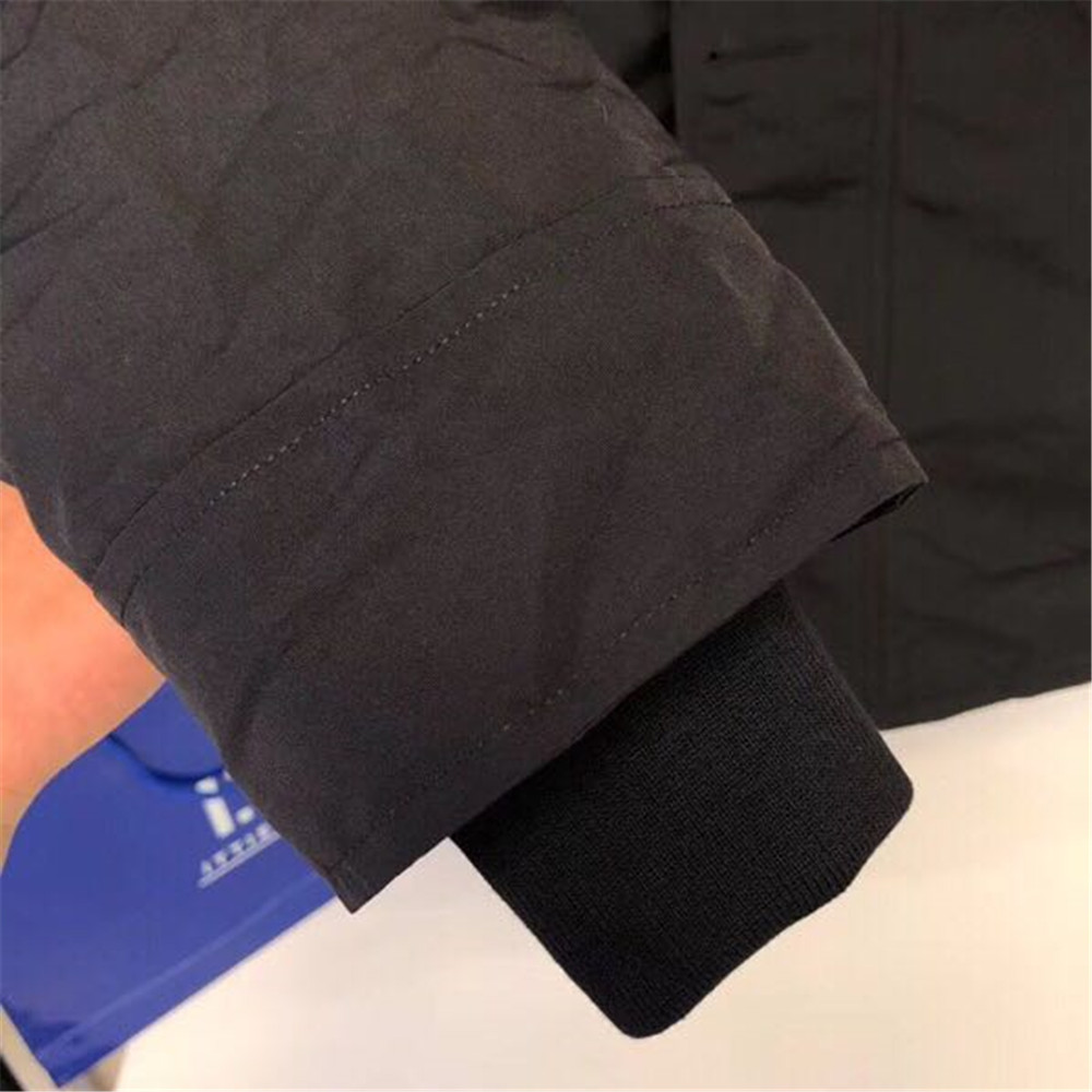 Canada Goose Men Padded Long Down Jacket In Black(06） - DopestKickz