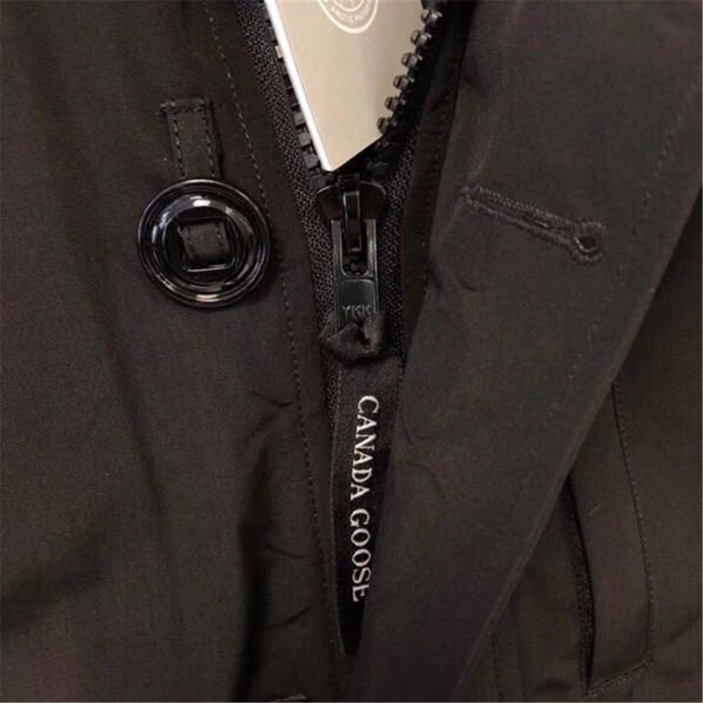 Canada Goose Men Padded Long Down Jacket In Black(06） - DopestKickz