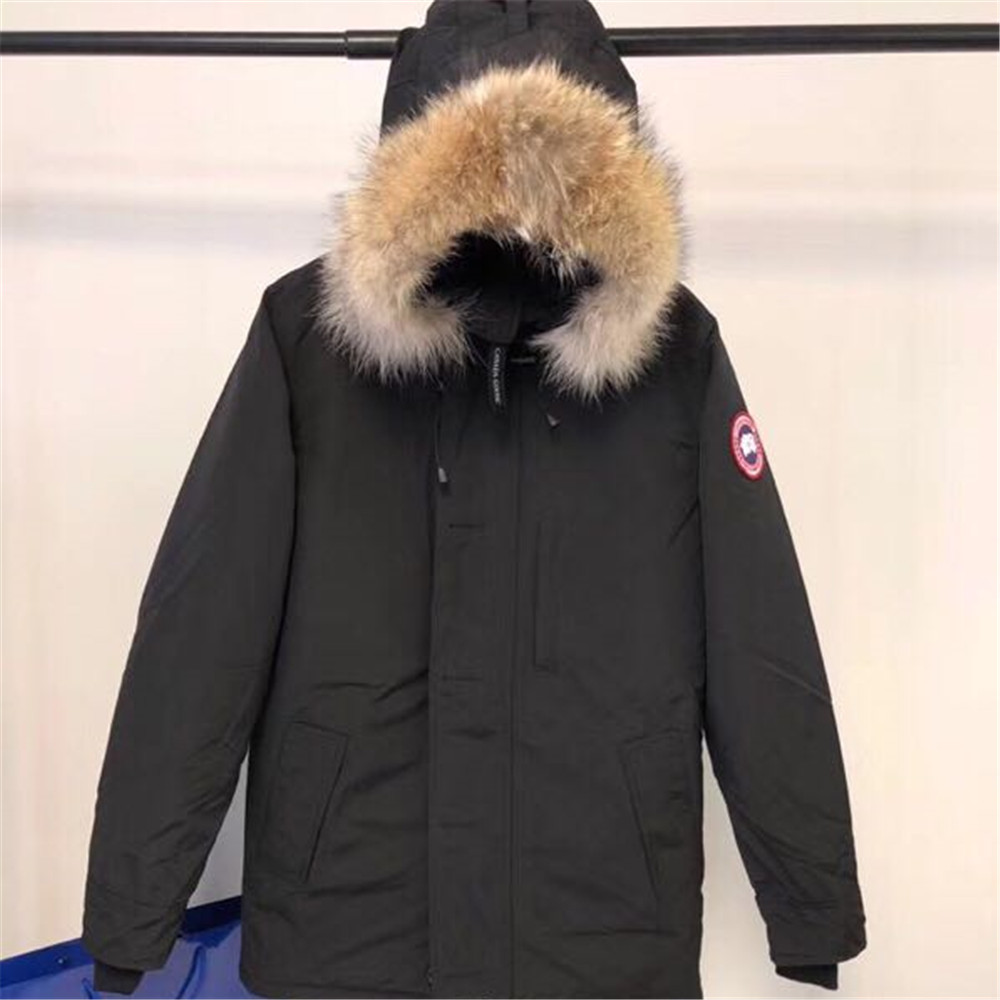 Canada Goose Men Padded Long Down Jacket In Black(06） - DopestKickz