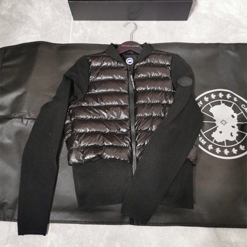 Moncler Mon Women Padded Knit Short Down Jacket Black - DopestKickz