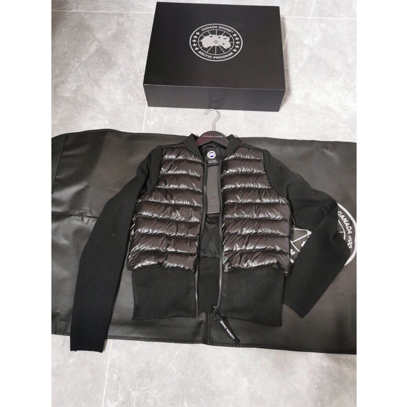 Moncler Mon Women Padded Knit Short Down Jacket Black - DopestKickz