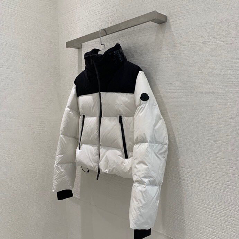Moncler Jasione Short Down Jacket In White - DopestKickz