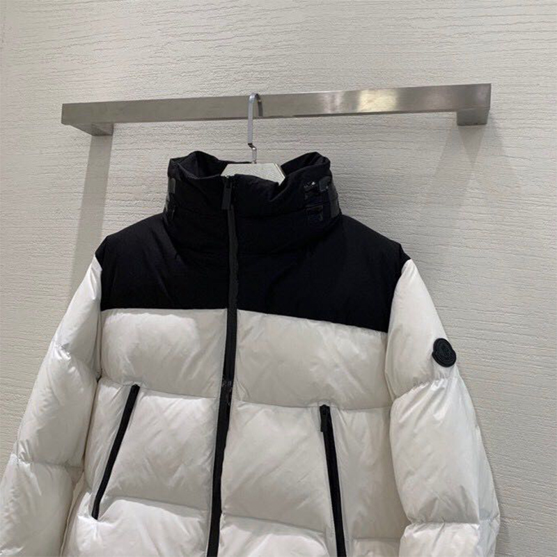 Moncler Jasione Short Down Jacket In White - DopestKickz