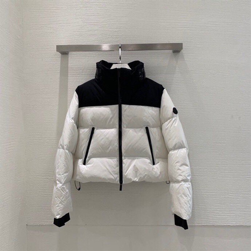 Moncler Jasione Short Down Jacket In White - DopestKickz