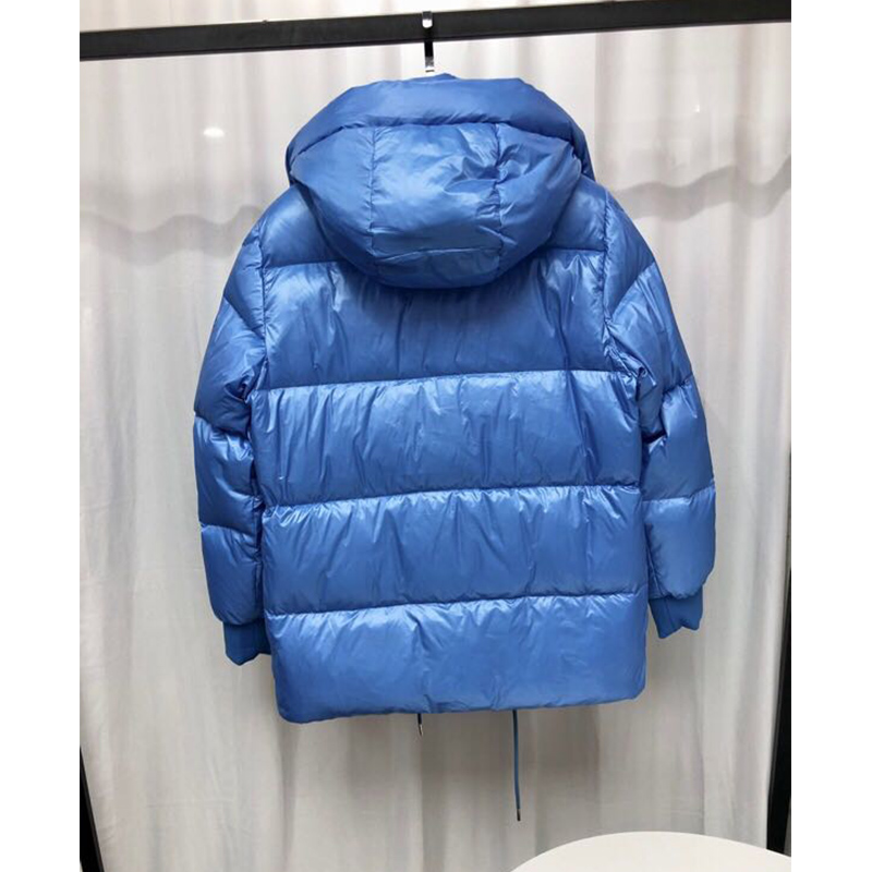 Moncler Lamentin Short Down Jacket In Blue - DopestKickz