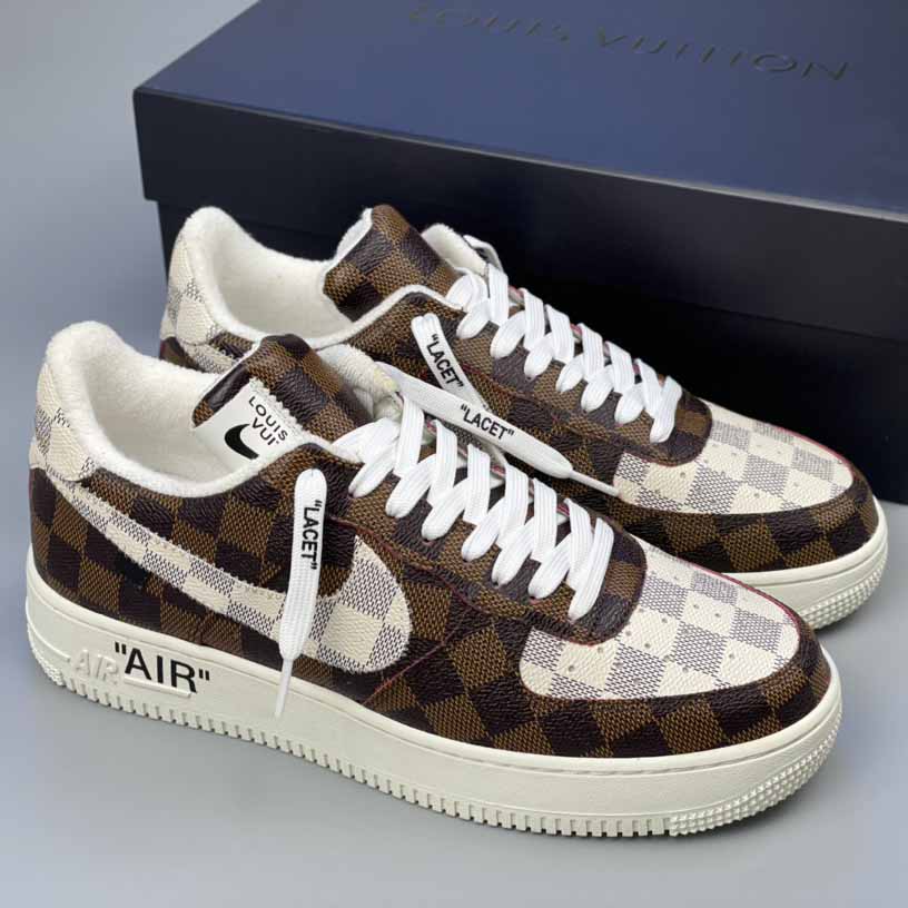 Louis Vuitton X Nike Air Force 1 Sneaker - DopestKickz