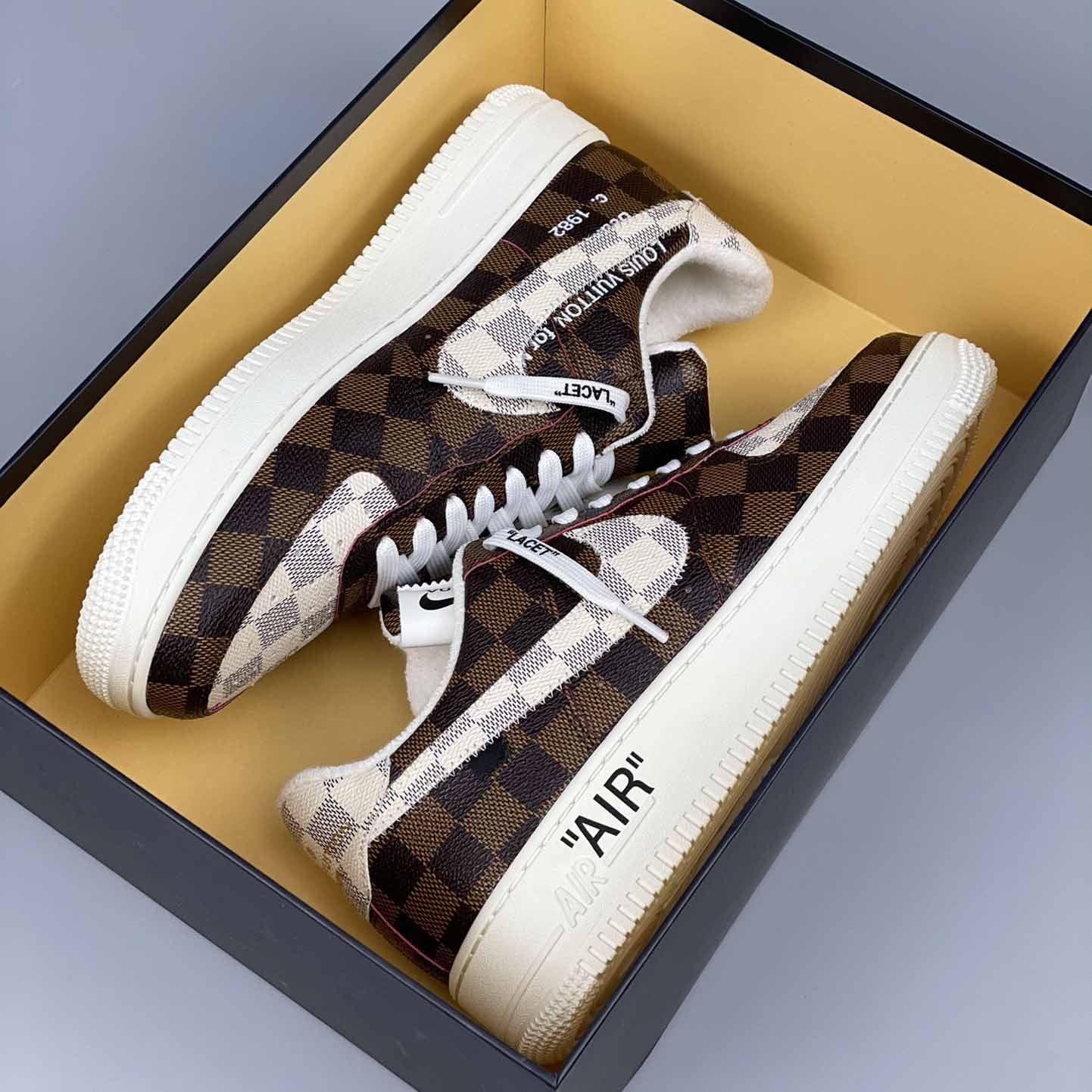 Louis Vuitton X Nike Air Force 1 Sneaker - DopestKickz
