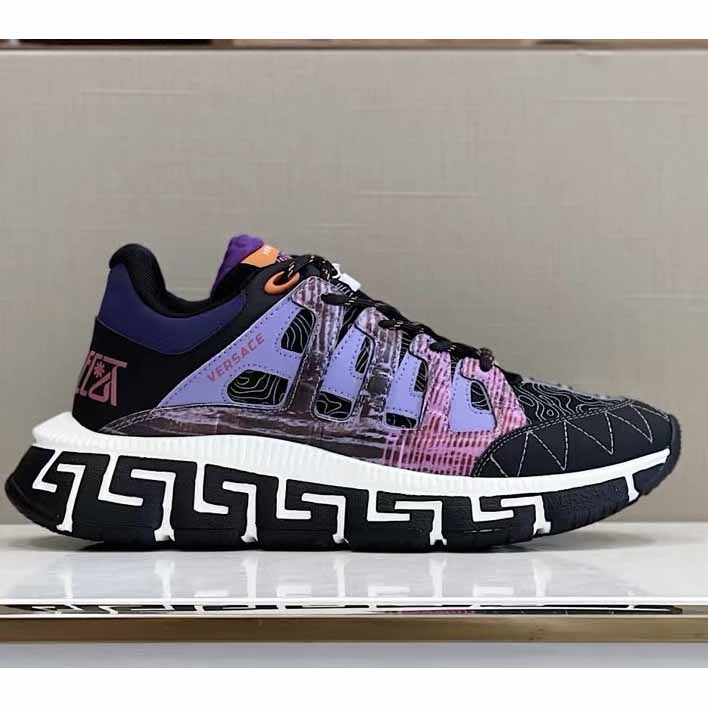 Versace Trigreca Sneakers Purple - DopestKickz