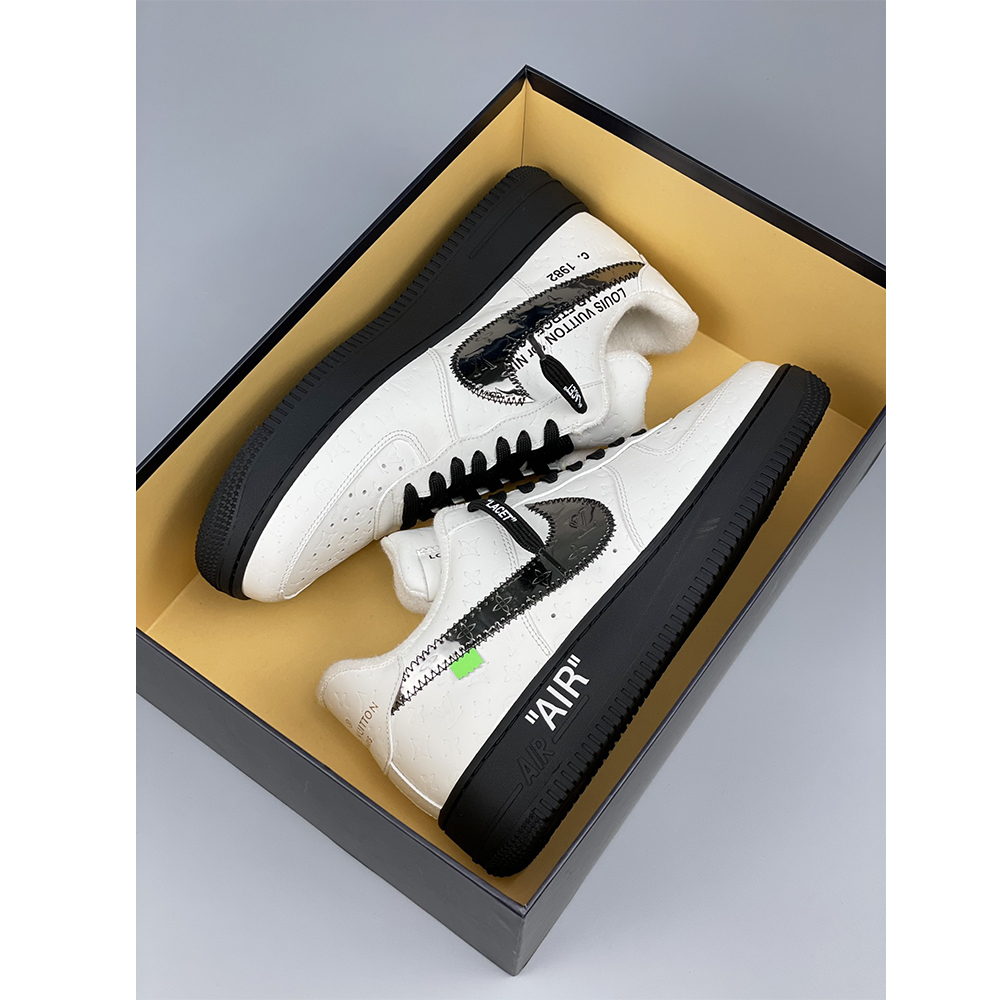 Louis Vuitton X Nike Air Force 1 Sneaker White - DopestKickz