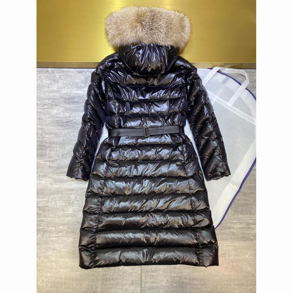 Moncler Black Down Long Jacket - DopestKickz