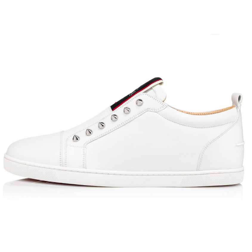 Christian Louboutin F.A.V Fiqeu A Vontade White Calf  - DopestKickz