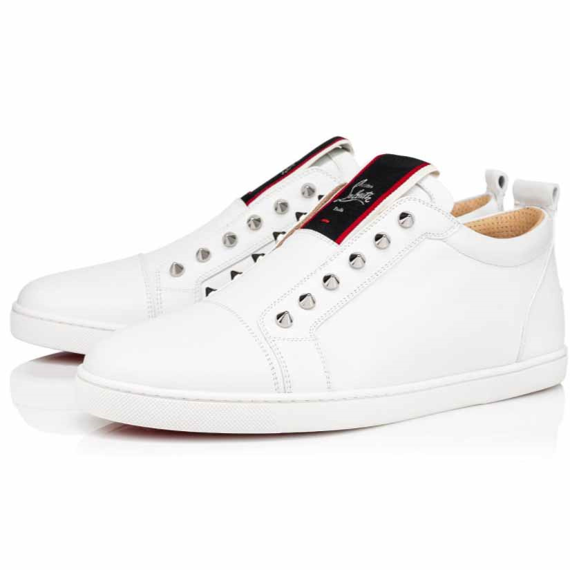 Christian Louboutin F.A.V Fiqeu A Vontade White Calf  - DopestKickz