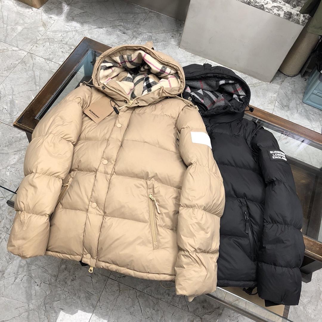 Burberry Logo Print Down Jacket - DopestKickz
