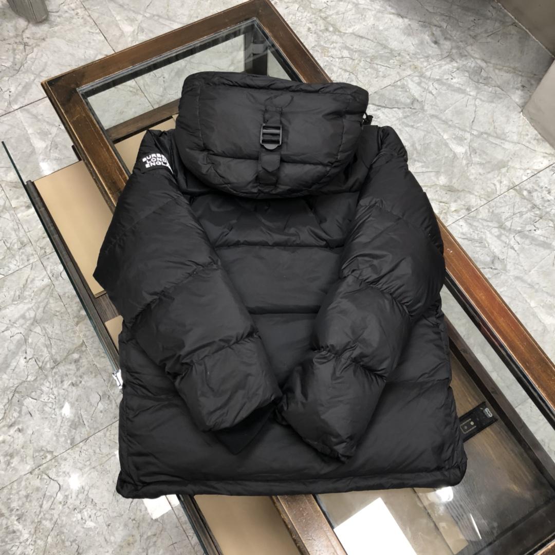 Burberry Logo Print Down Jacket - DopestKickz