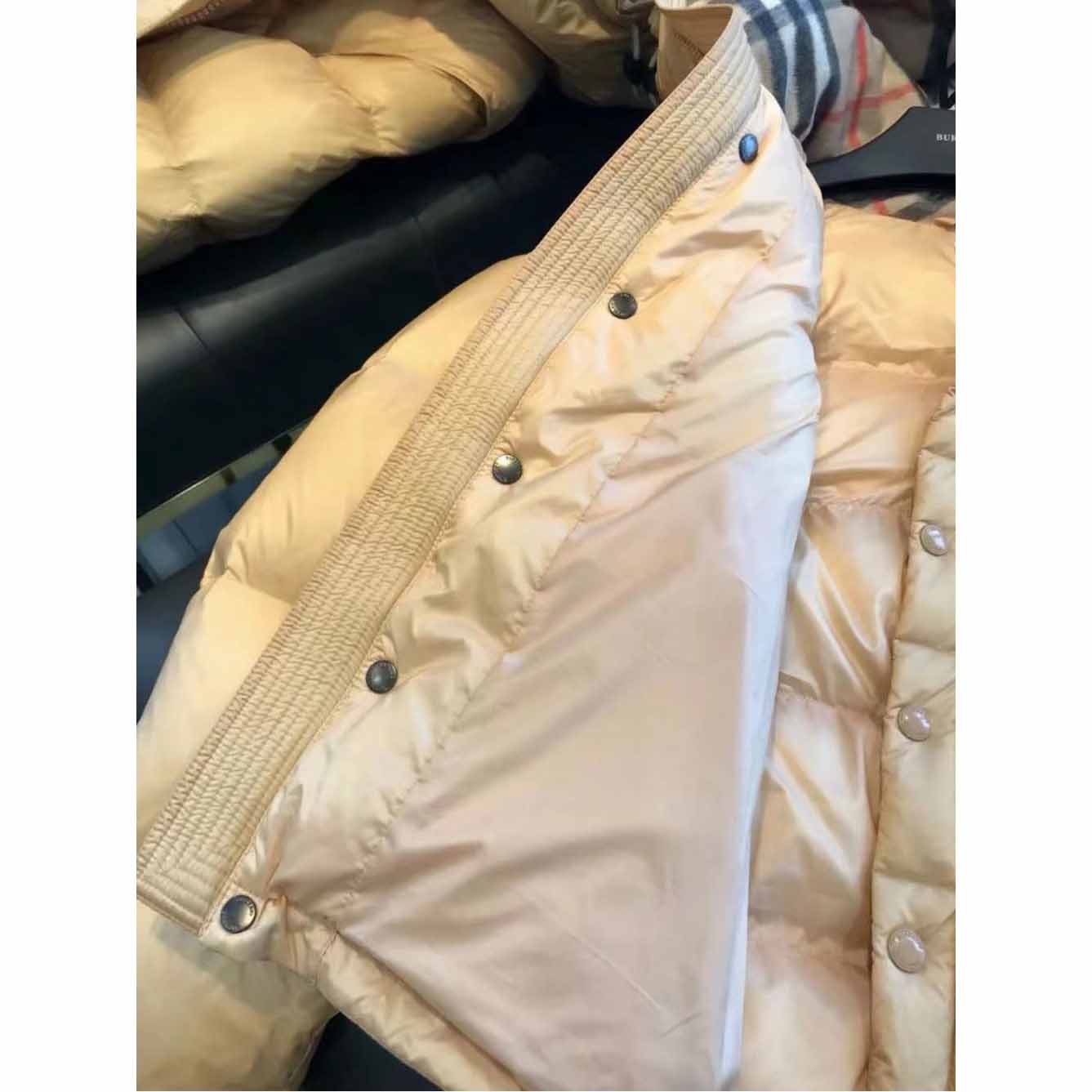 Burberry Logo Print Down Jacket - DopestKickz