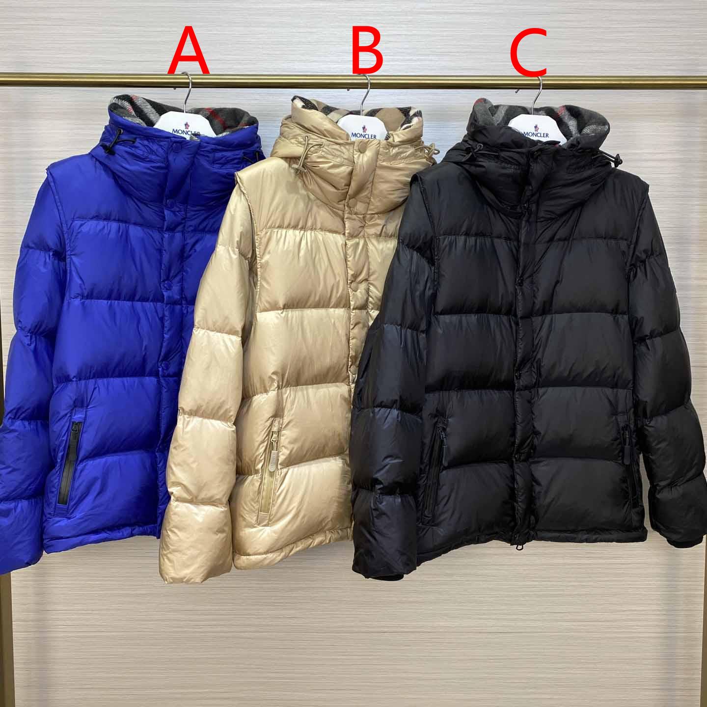 Burberry Logo Print Down Jacket - DopestKickz