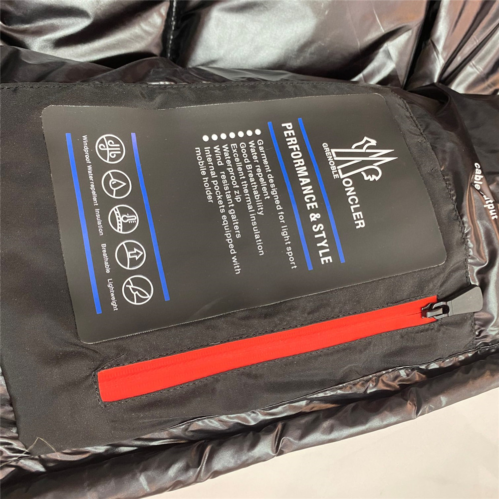 Moncler Grenoble Down Jacket In Black - DopestKickz