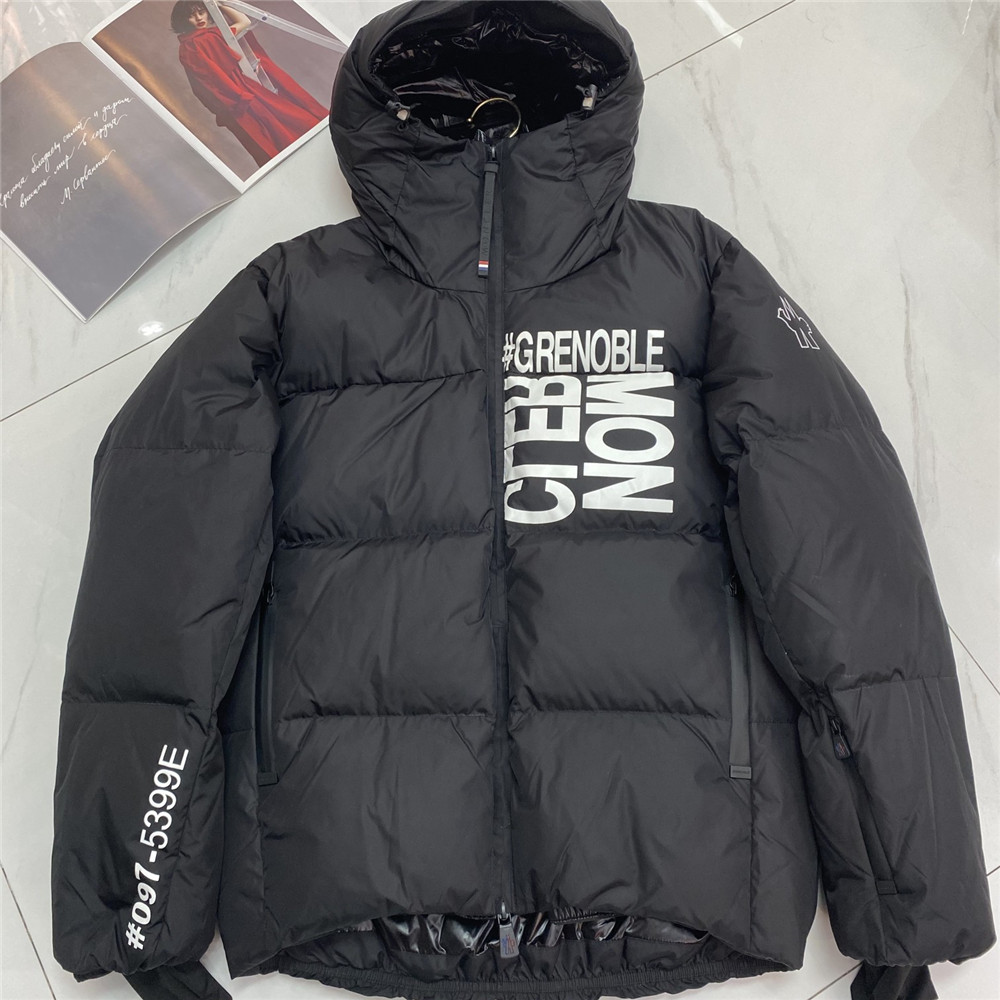 Moncler Grenoble Down Jacket In Black - DopestKickz