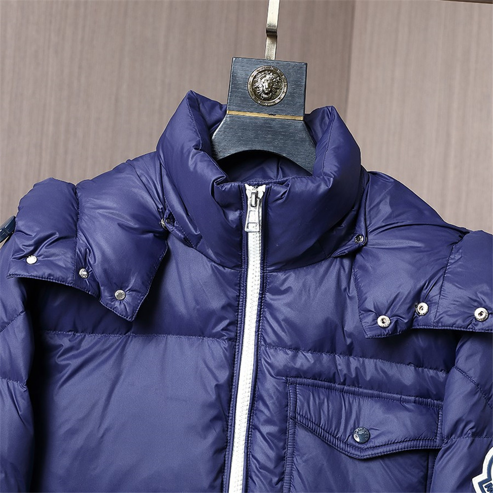Moncler Montbeliard Short Down Jacket(Blue) - DopestKickz
