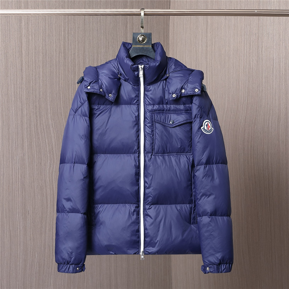 Moncler Montbeliard Short Down Jacket(Blue) - DopestKickz