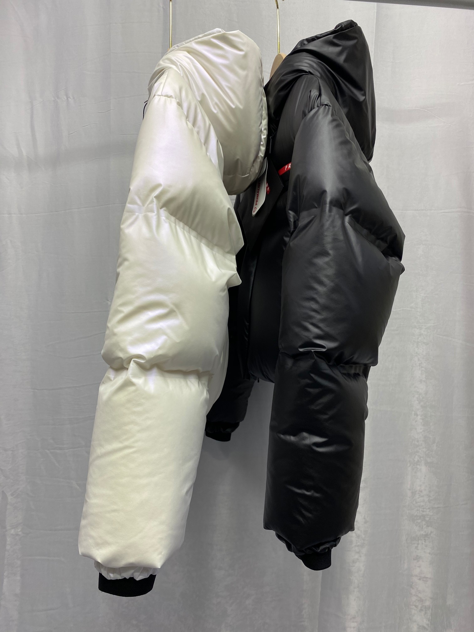 Prada Light Nylon Hooded Puffer Jacket - DopestKickz