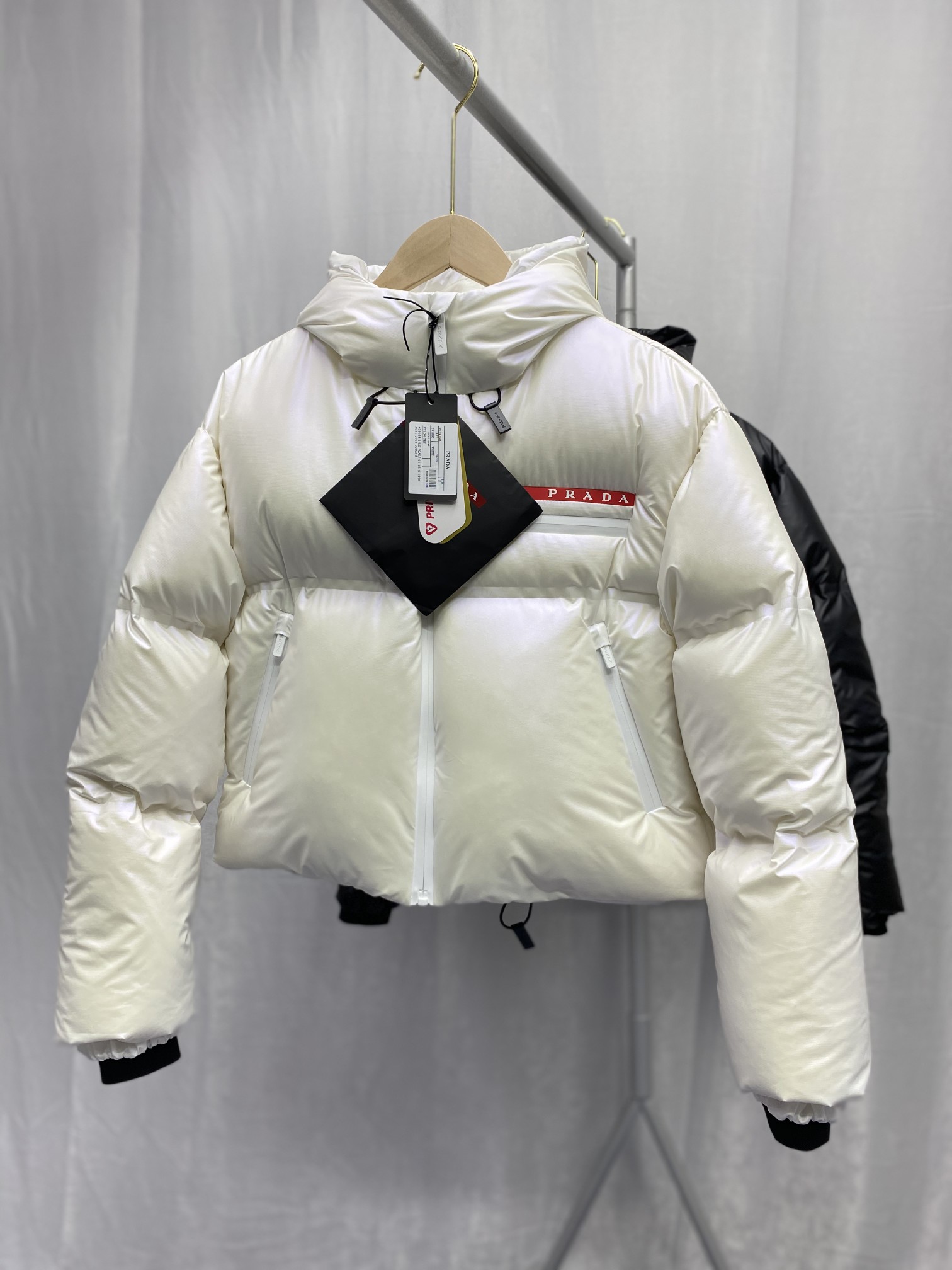 Prada Light Nylon Hooded Puffer Jacket - DopestKickz