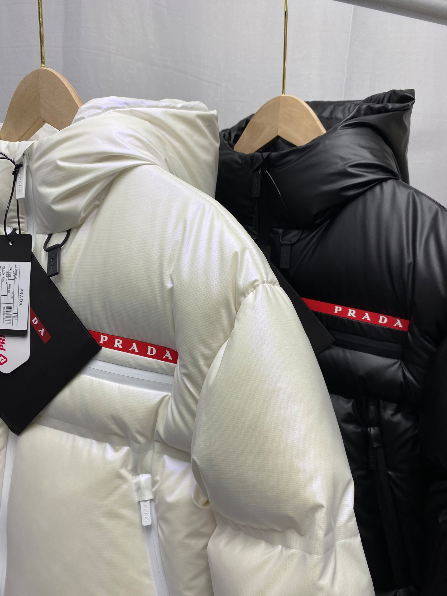 Prada Light Nylon Hooded Puffer Jacket - DopestKickz