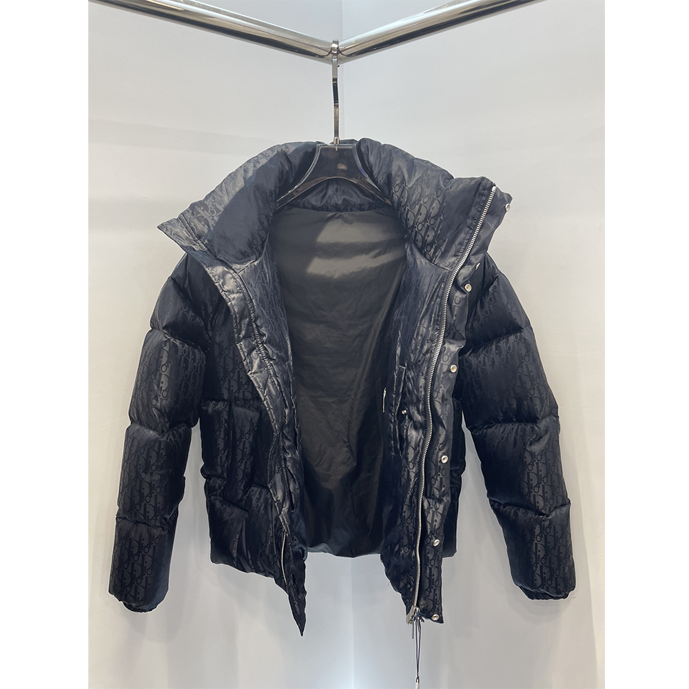Dior Oblique Down Jacket  - DopestKickz