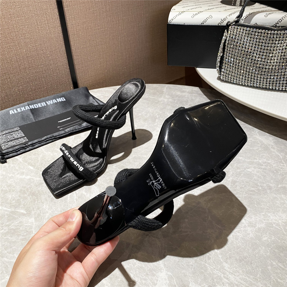 Alexander Wang Women Heels In Black(10Cm Heel) - DopestKickz