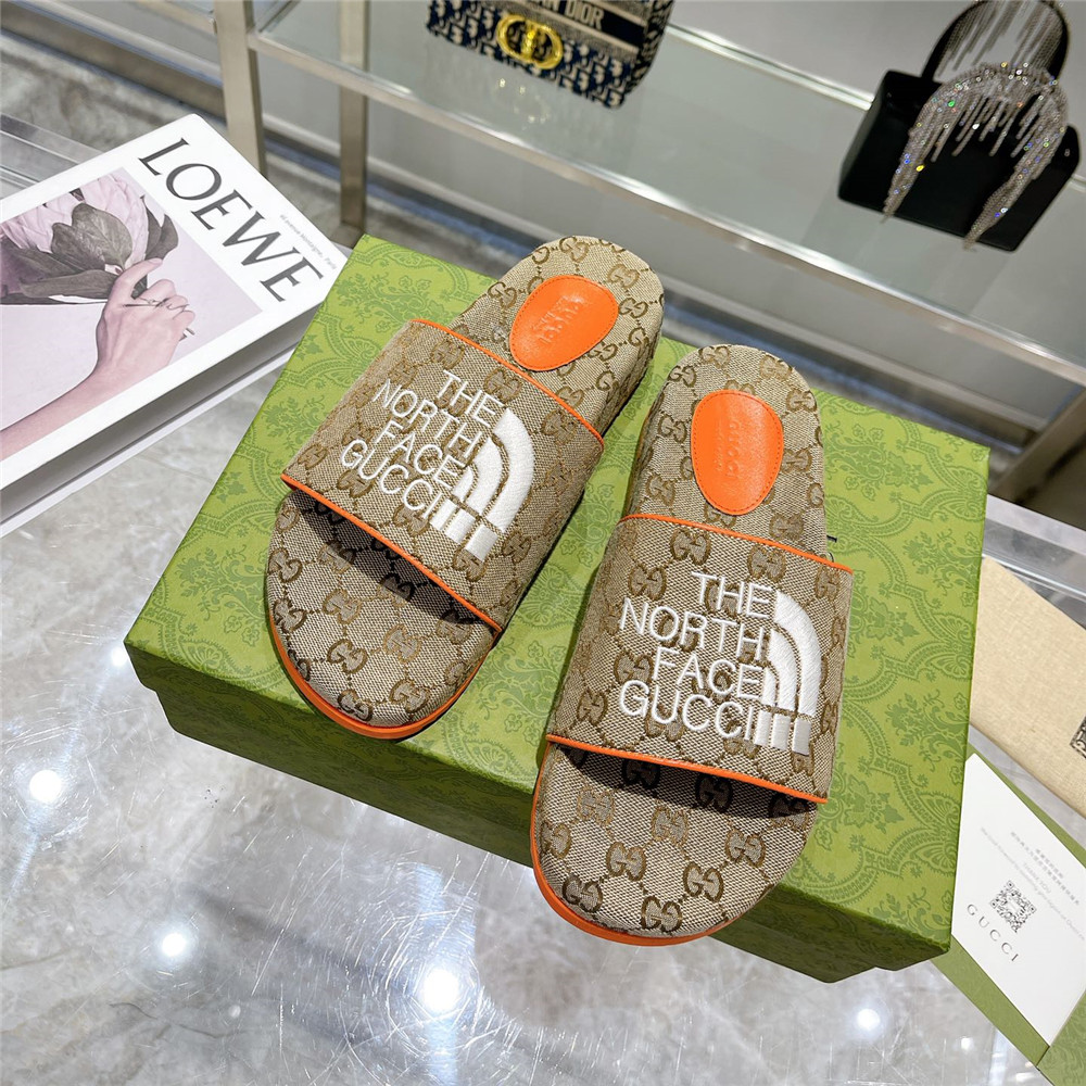 Gucci Men's The North Face x Gucci GG Slide - DopestKickz