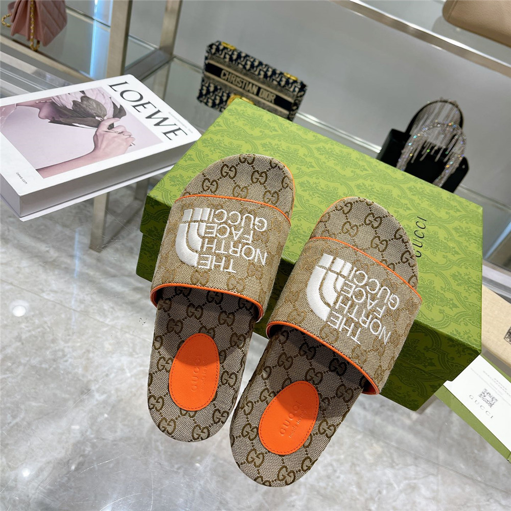 Gucci Men's The North Face x Gucci GG Slide - DopestKickz