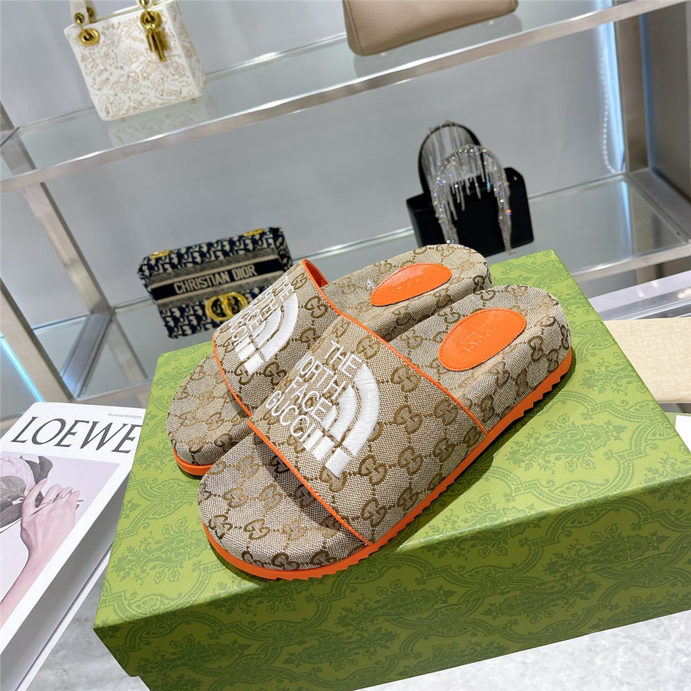 Gucci Men's The North Face x Gucci GG Slide - DopestKickz