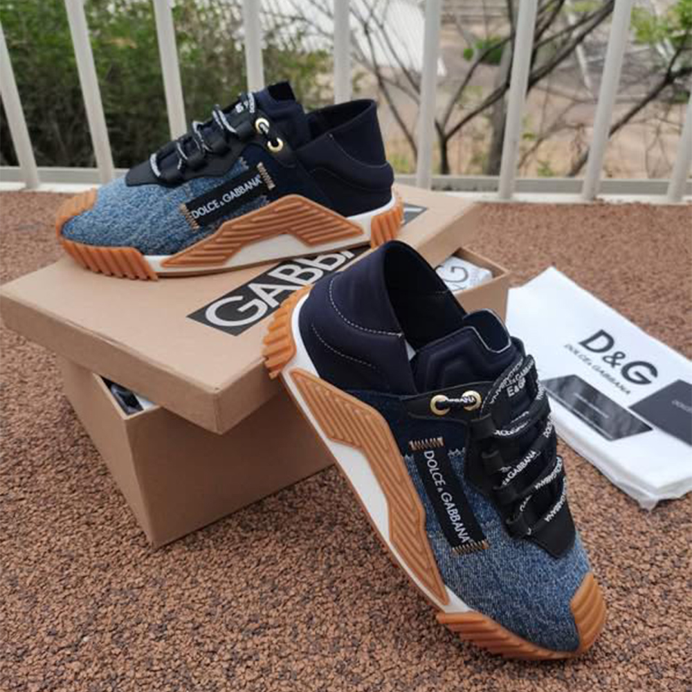 Dolce & Gabbana Mixed-Material NS1 Sneakers - DopestKickz