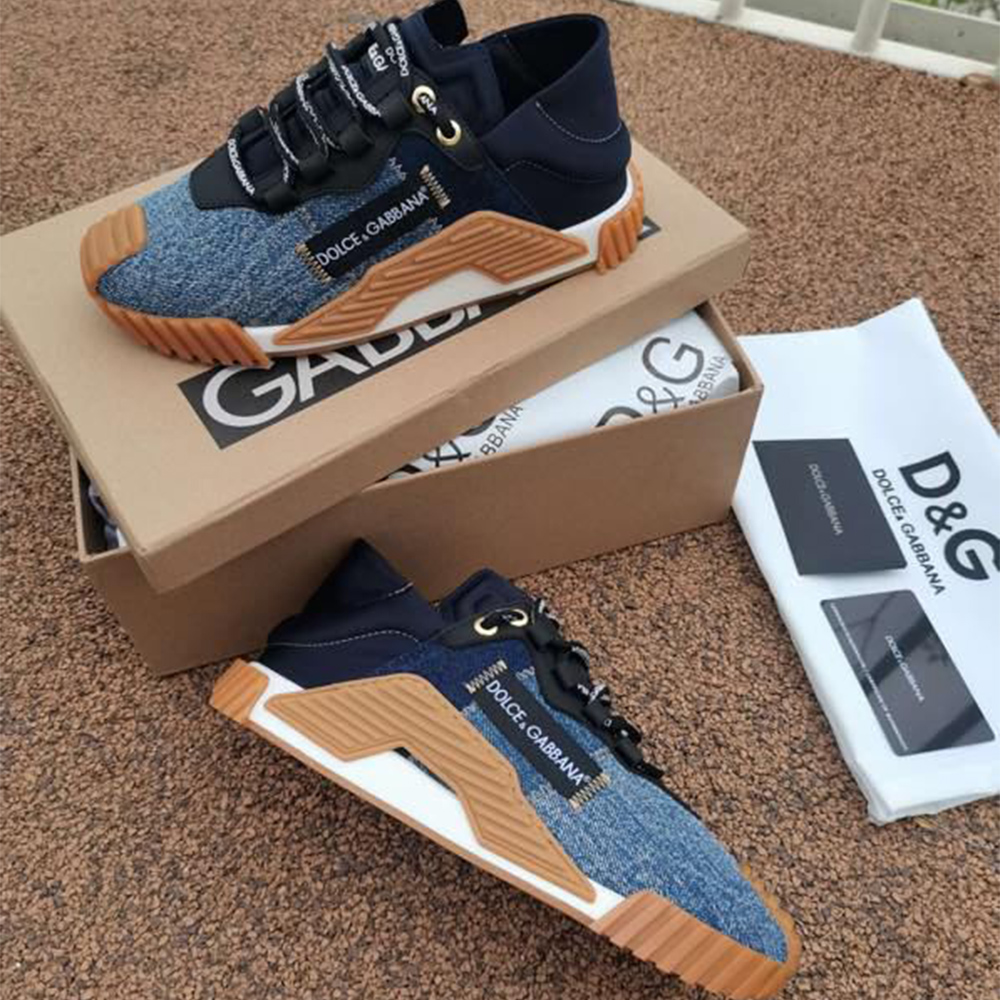 Dolce & Gabbana Mixed-Material NS1 Sneakers - DopestKickz