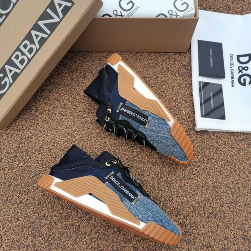 Dolce & Gabbana Mixed-Material NS1 Sneakers - DopestKickz