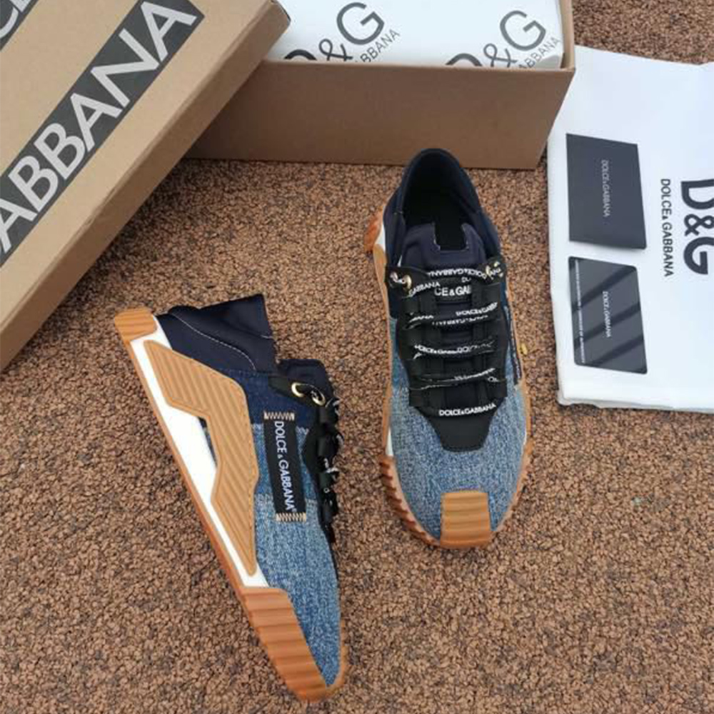 Dolce & Gabbana Mixed-Material NS1 Sneakers - DopestKickz