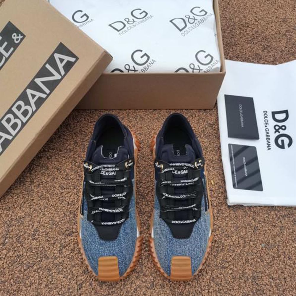 Dolce & Gabbana Mixed-Material NS1 Sneakers - DopestKickz
