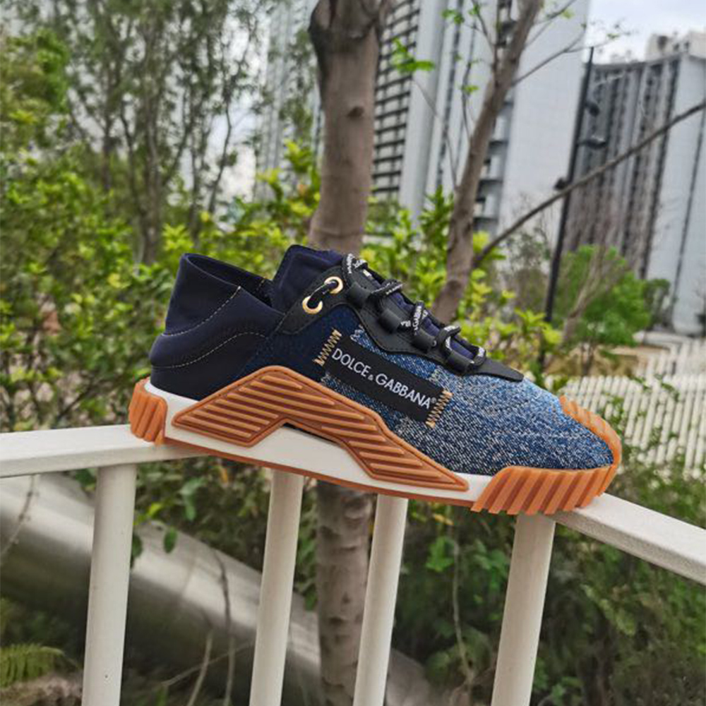 Dolce & Gabbana Mixed-Material NS1 Sneakers - DopestKickz