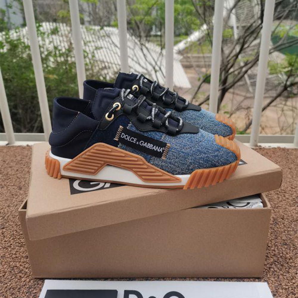 Dolce & Gabbana Mixed-Material NS1 Sneakers - DopestKickz