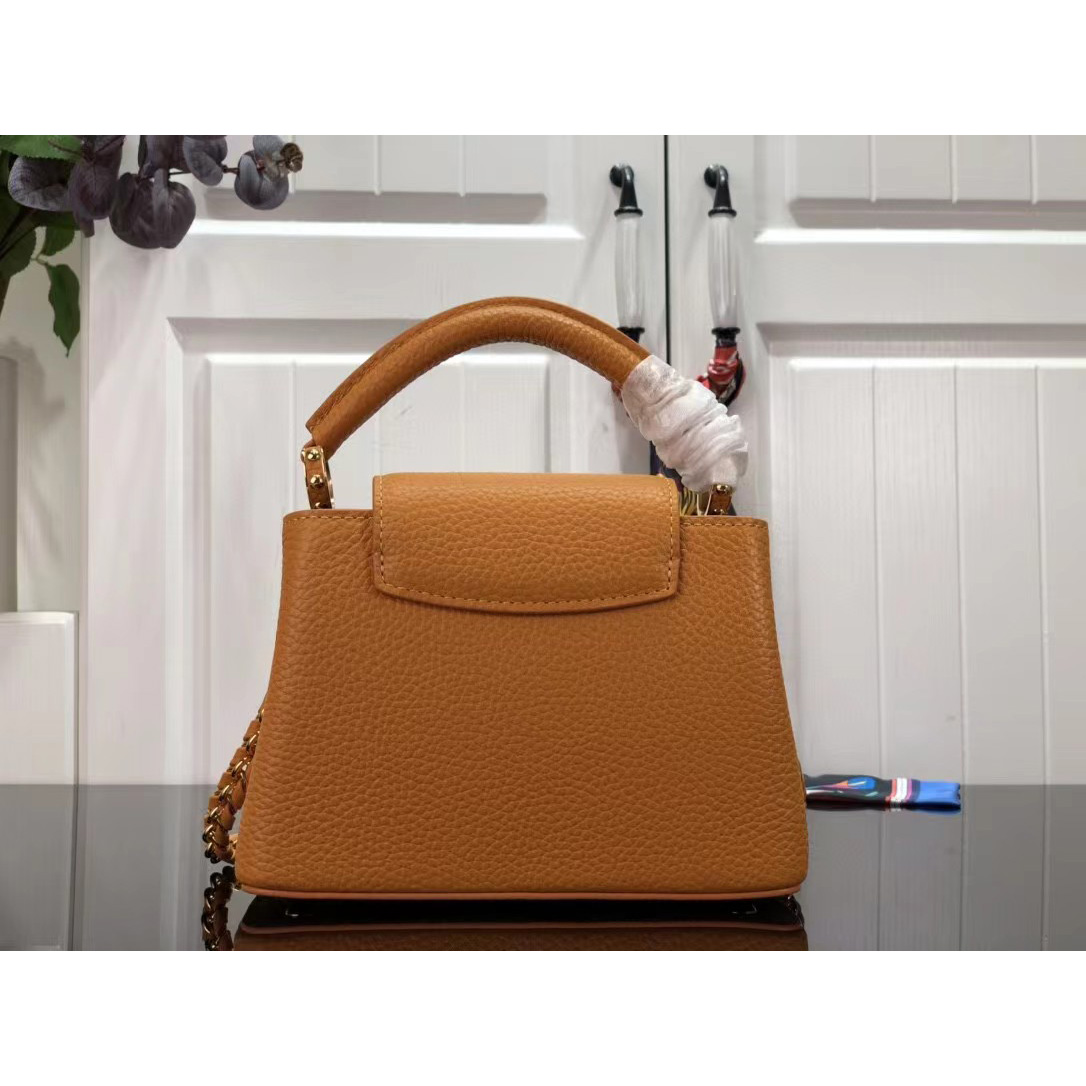 Louis Vuitton Capucines  Mini Handbag In Brown(21 x 14 x 8 cm) - DopestKickz