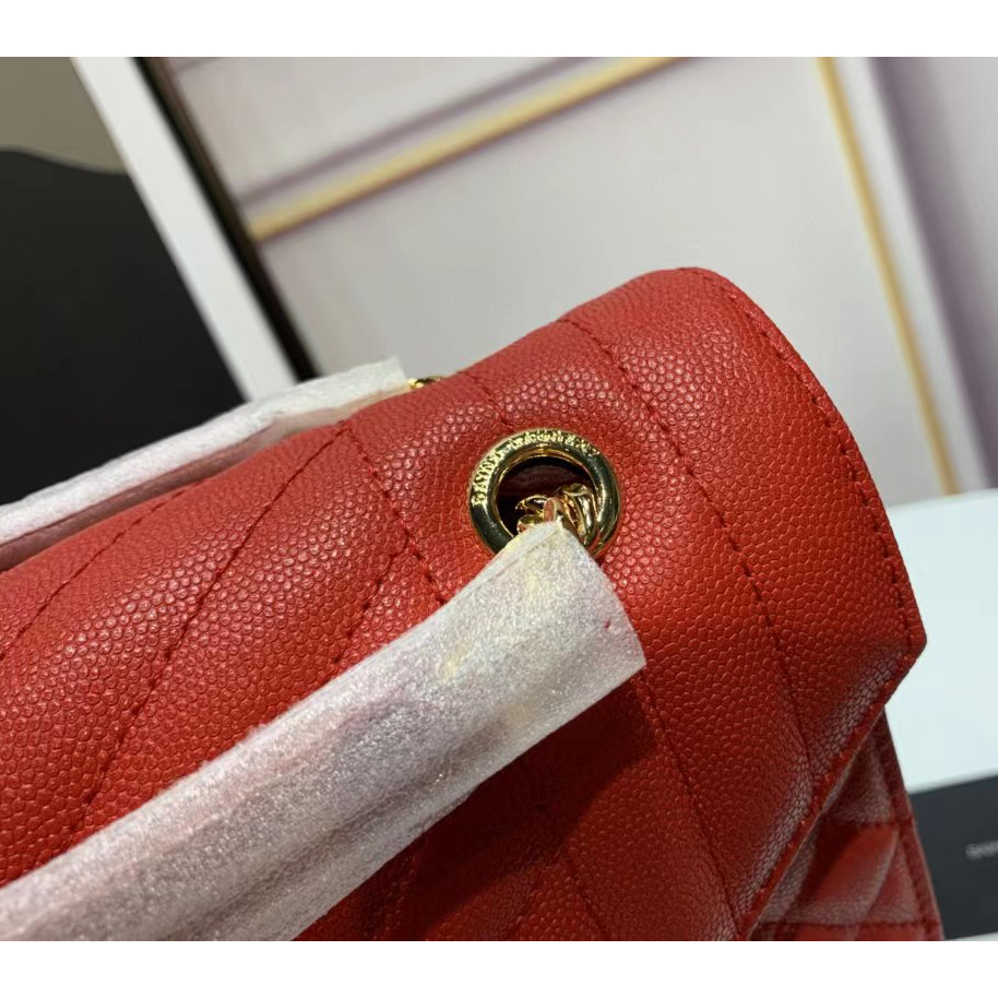 Saint Laurent Envelope Large Bag In Mix Matelasse Grain De Poudre Emboosed Leather - DopestKickz