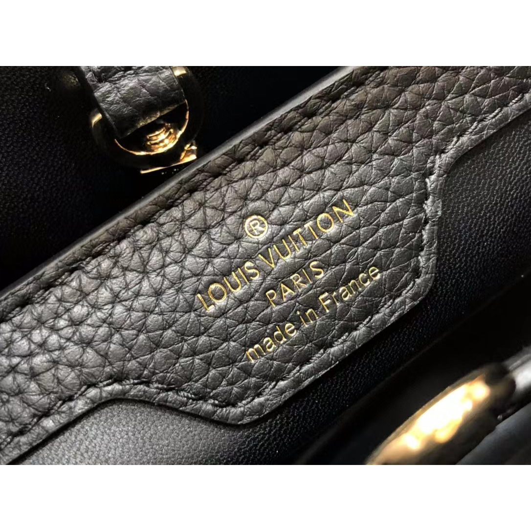 Louis Vuitton Capucines Handbag In Black（27 x 18 x 9cm） - DopestKickz
